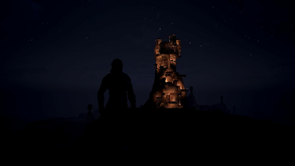 Der Hohe Turm in der Nacht