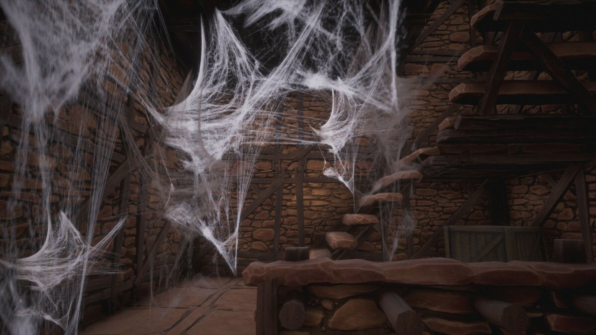 Schatten von Skelos - Spinnenweben im Turm in der Namenlosen Stadt